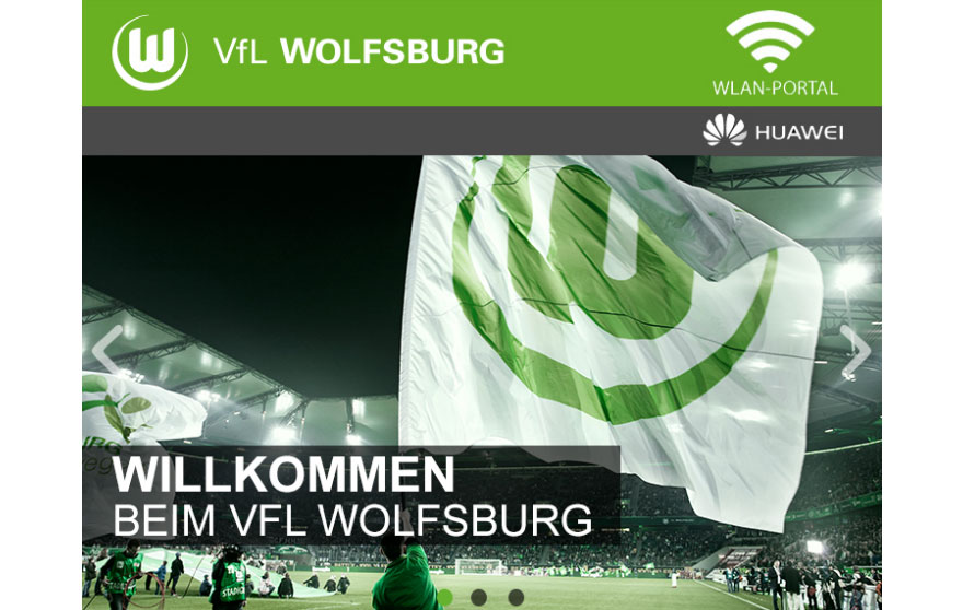 VFL Wolfsburg WLAN Portal